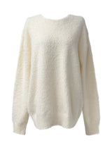 overfit angora round knit (unisex / 4color)