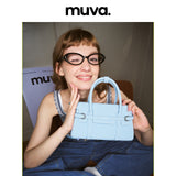muva. New Genuine‑Leather Ding‑Ding Bag, Shoulder Cross‑body Hand‑held Viral Mini Tote, Premium‑Feel Daily Purse, New Arrival Mar 28
