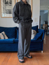 ASCLO TR Two Tuck Wide Slacks (3color)