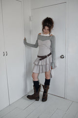 FADE SHIRRING OPS - BEIGE