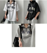 Dilla アノラックセミジップアップ半袖Tシャツ
