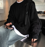 Glife Semi Overfit Round Knit