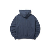 Sunburst hoodied zip-up / Smoke navy