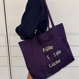 Blank Canvas Bag (purple)
