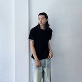 Structured Seam Rib Tee
