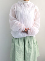 Light touch cropped hooded jacket