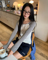 [ORIGINAL] Phase Two-Tone Raglan Long Sleeve T-Shirt