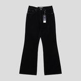 Winter Velvet Denim Bootcut Pants (2color)