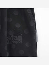 BASIC SAFARI DOTS POLY SKIRTS (BLACK)