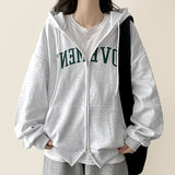 Shio Arch Lettering Point Hoodie Zip-Up