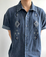 CHIMAYO デニム半袖シャツ