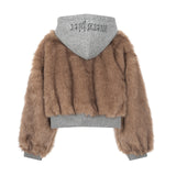 Vienna Mixed Fur Zip-up Jacket
