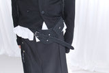 Pocket Suede Wide Leather Belt (2colors)