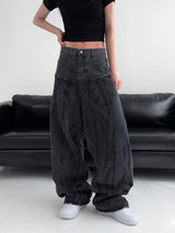 [MADE] Reversed Pocket Wide Denim Pants (W)