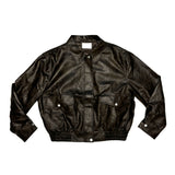 Humming leather jacket