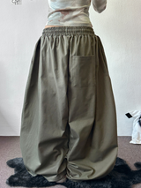 トリーティーマルチストリングコットンロングパンツ5カラー