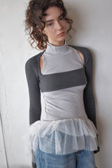 POSE TANK TOP	- LIGHT GREY