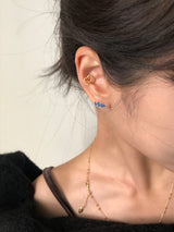 Pastel doodle piercing (Apple green)