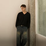 Washed Carpenter Pocket Pants
