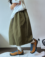 BASIC NYLON フォーマルバミューダ 🖤🩶💛💚4 COLOR