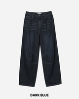 Mood Dark Blue Linen Pants