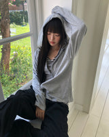Kenda Slab Crop Hooded Zip-Up