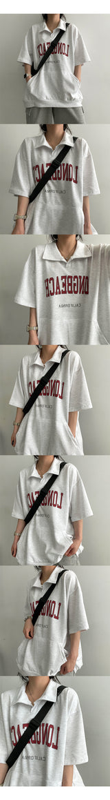 Pharrell Long Collar Short Sleeve Tee