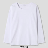 Neutral Basic U-Neck Long Sleeve T-Shirt