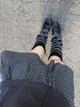 Rico Gurlish Dot Can Can Shirring Skirt