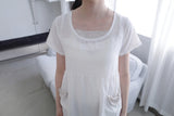 リネンフラワーポケットTシャツ