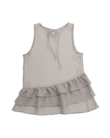 glitter sheer unbalance layered op