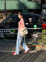 ハッシュウールラウンドカーディガン