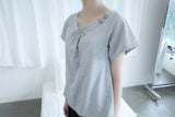 ピナッツチェックリボンTシャツ