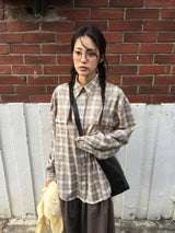 Wheel Ombre Check Shirt (2color)