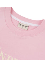 UNISEX Rose Embossed Blouse Regular Fit Sweatshirt Pink (FCF1TS328M)