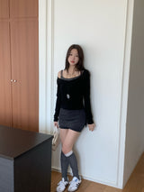 Roana Layered Camisole Long Sleeve Set