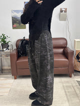 CAMO CARPENTER SNAP SWEAT PANTS