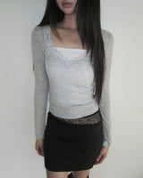 Skan Lace Long-Sleeve T-Shirt