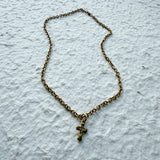 Retro Cross Pendant Necklace