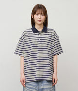 Cloud Cropped Striped Top