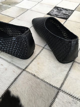 Woven square flats 