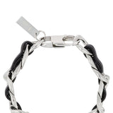 [LAN ARCHIVE] Flat Leather Chain Bracelet