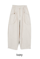Allen two-pocket brushed banding pants