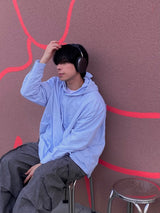 Snap Nylon Cap Hoodie 4C