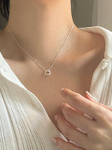 [Silver 925] wave ring earring necklace set