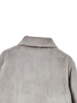 COLLAR FUR JACKET GREY
