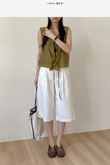 Ollie Frill Sleeveless Blouse