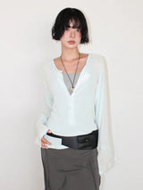 DRAPE STRAP MAXI SKIRT