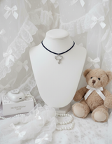 [ITZY Chaeryeong Necklace] レインディールチョーカーネックレス - Silver Color