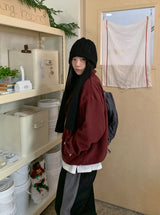 [unisex] バルデト起毛カラーフリーススウェットシャツ